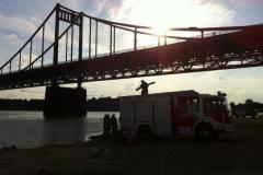 Übung Saugen aus offenen Gewässern