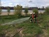 1. Mai 2015: Flächenbrand